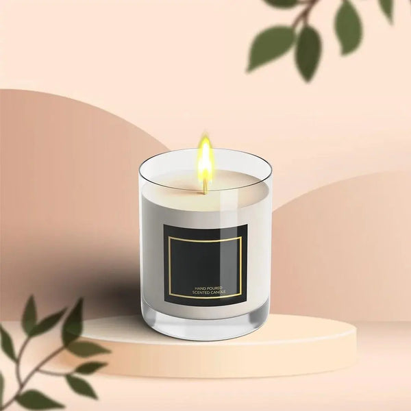 Lavender vanilla Premium Fragrance Glass Candles