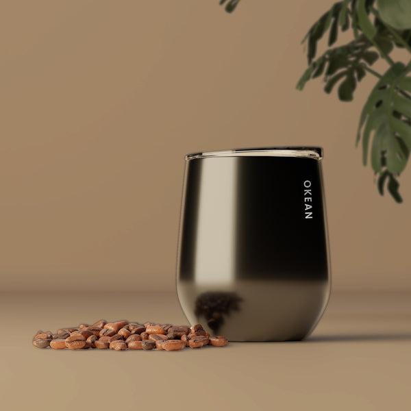 OKEAN Stainless Steel Double Wall Coffee/Tea Mug