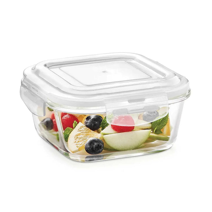 High Borosilicate Square Bakeware Safe Glass Lunch Box Set with Bag